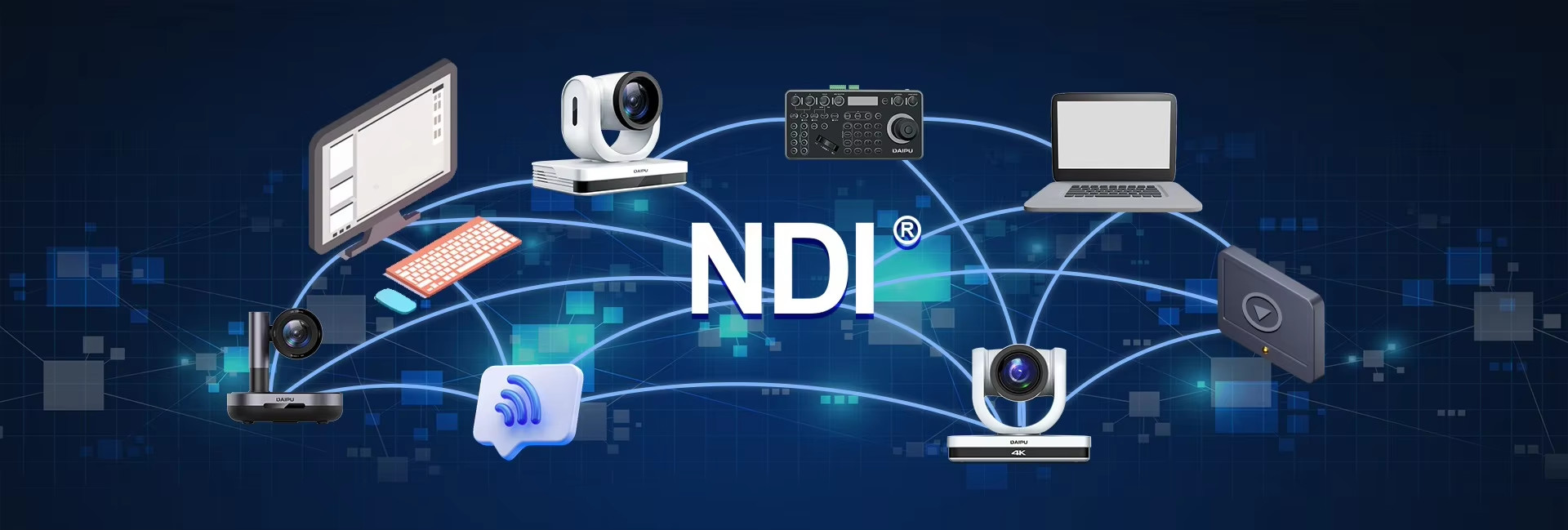 quality 1080P NDI PTZ Video Camera factory